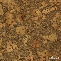 Пробковое покрытие Ibercork Пробковый клеевой паркет 4 мм Леон негро 4 VG