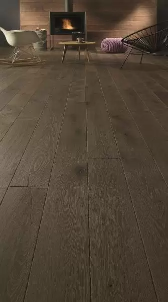 Массивная доска Panaget Sonate 14 мм Французский дуб Торф/Tourbe