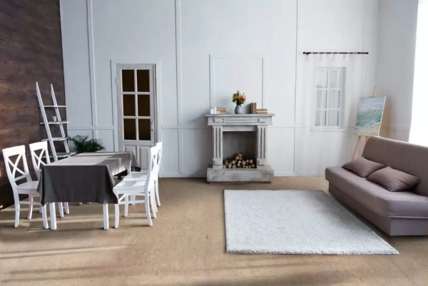 Пробковое покрытие Fomentarino Напольная плавающая пробка Lago di Corallo