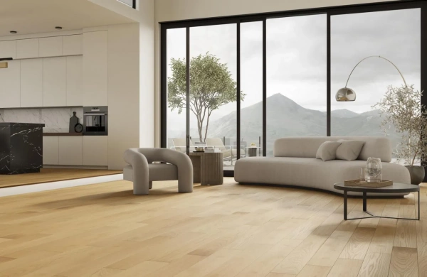 Ламинат SPC QuartzParquet Классик 5мм Дуб Медовый Раф 463
