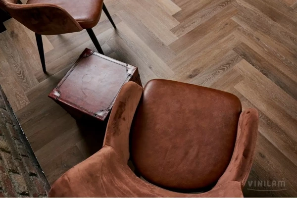 Виниловый ламинат Vinilam Parquet Herringbone Glue Паркет Венецианский GD11199