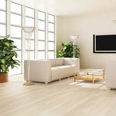 Паркетная доска Befag Трёхполосная Ясень Натур, белый лак 509181s