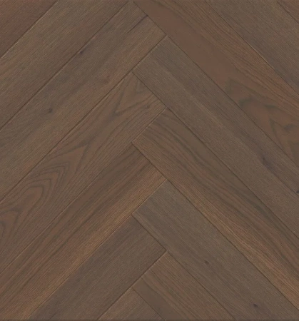 Инженерная доска Living Tree Английская елка Селект Дуб Полуночный