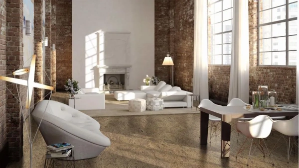 Пробковое покрытие Fomentarino Напольная клеевая плитка Macerie