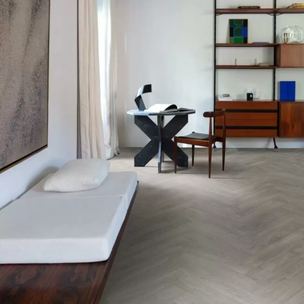 Ламинат SPC IVC Lay Red Herringbone Laurel Oak 51914