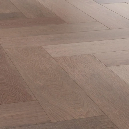 Паркетная доска Royal Parket Елка Английская Дуб Натур Пепел лак