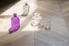 Виниловый ламинат Vinilam Parquet Chevron Шеврон Шампань RI153616CL4