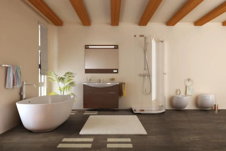 Пробковое покрытие Fomentarino Напольная плавающая пробка Fiume Castano