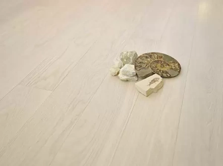 Массивная доска Coswik Бражированная коллекция 1102-1258 Белый иней (массив)