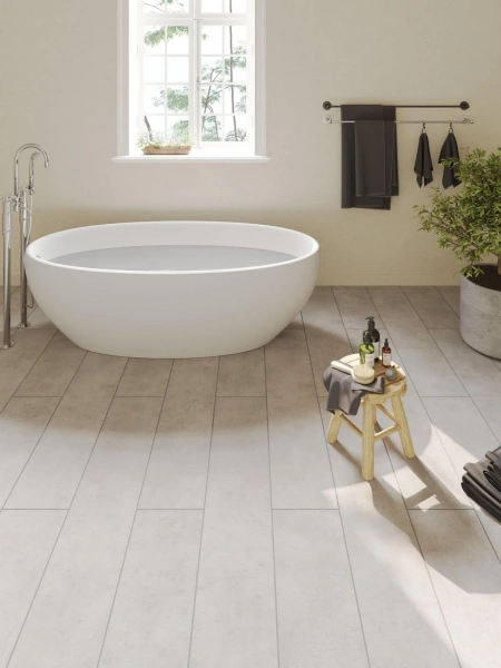 Ламинат Egger Large 8-33 Aqua+ Бетон Чикаго светло-серый EPL166