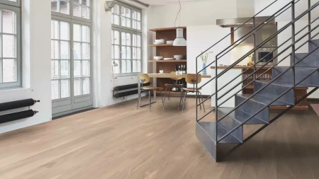 Паркетная доска Boen Однополосная с фаской Дуб белый Анданте 138мм EIG83MFD