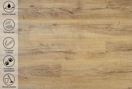 Ламинат Peli Anatolia 12 мм Дуб Кремовый Cream AN PLT 904