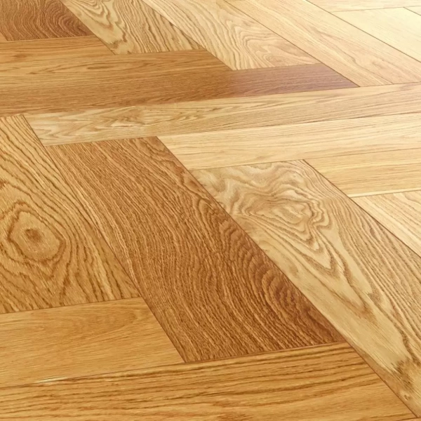 Паркетная доска Royal Parket Елка Английская Дуб Натур лак