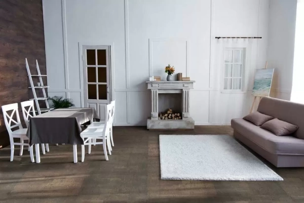 Пробковое покрытие Fomentarino Напольная плавающая пробка Fiume Fumoso