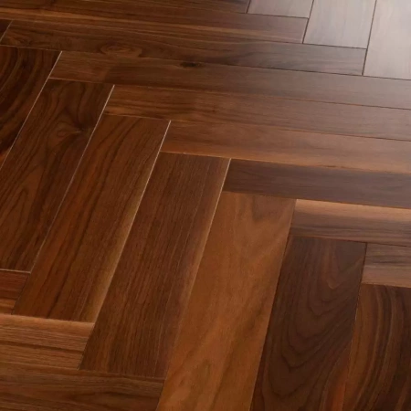 Паркетная доска Royal Parket Елка Английская Орех Ориджинал лак