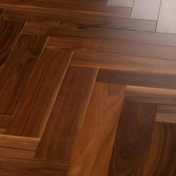 Паркетная доска Royal Parket Елка Английская Орех Ориджинал лак