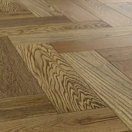 Паркетная доска Royal Parket Елка Английская Дуб Натур Вереск лак