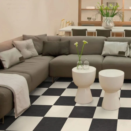 Виниловый ламинат Forbo Marmoleum Click Square Black Hole 333707