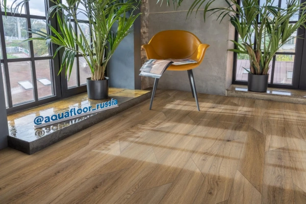 Виниловый ламинат Aquafloor Parquet Glue Chevron AF2556PGCh