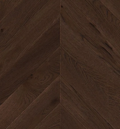 Инженерная доска Living Tree Французская елка Селект Дуб Шоколадный