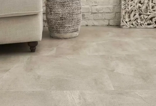Ламинат SPC Ceramo Vinilam Stone 5/6 мм Бетонная смесь 61603