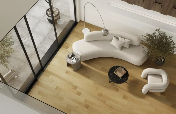 Ламинат SPC QuartzParquet Классик 5мм Дуб Медовый Раф 463