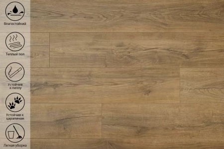 Ламинат Peli Anatolia 12 мм Дуб Кофейный Coffee AN PLT 906