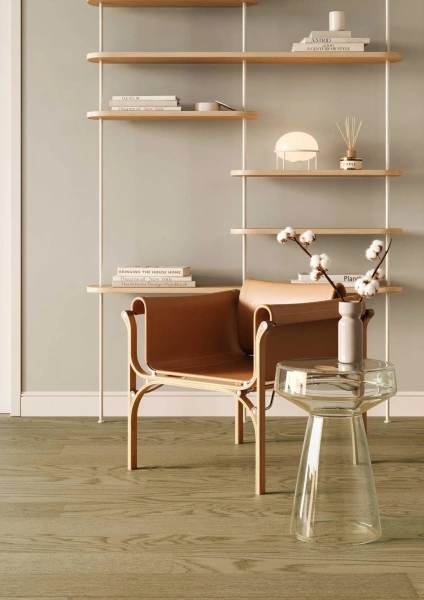 Ламинат SPC QuartzParquet Классик 5мм Дуб Флэт Уайт 1258-55