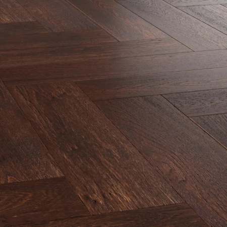 Паркетная доска Royal Parket Елка Английская Дуб Натур Родео лак