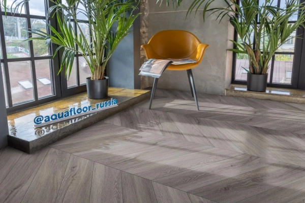 Виниловый ламинат Aquafloor Parquet Glue Chevron AF2553PGCh