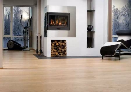 Паркетная доска Boen Finesse Дуб Old grey Live Natural брашированная 2V OGLE4KFD