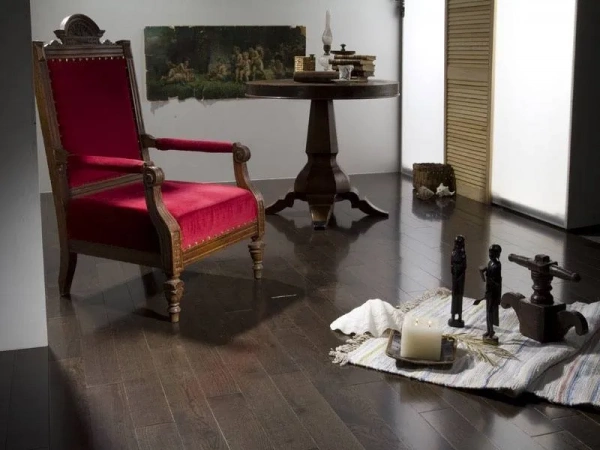 Массивная доска Coswik Классический дуб 1101-1107 Угольный (массив)