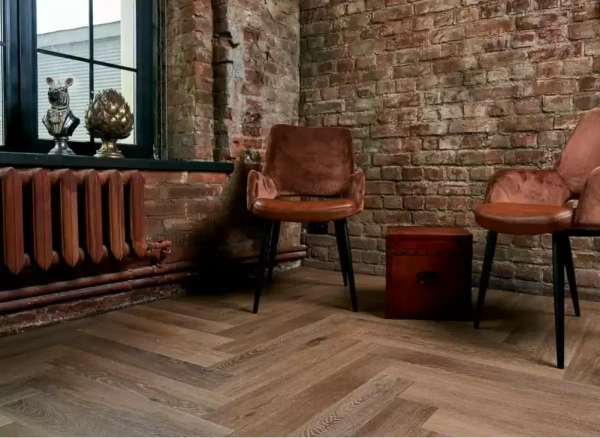 Виниловый ламинат Vinilam Parquet Herringbone Венецианский Паркет IS11199