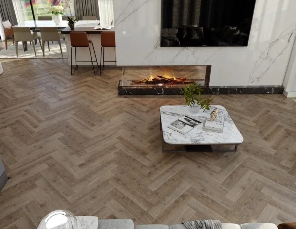 Ламинат SPC EvoFloor Parquet Click 4,5 мм Parquet Chestnut (Каштан) A+B HP 0271
