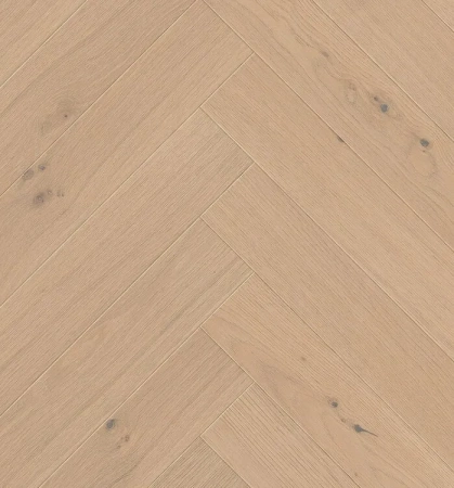 Инженерная доска Living Tree Английская елка Селект Дуб Лунный