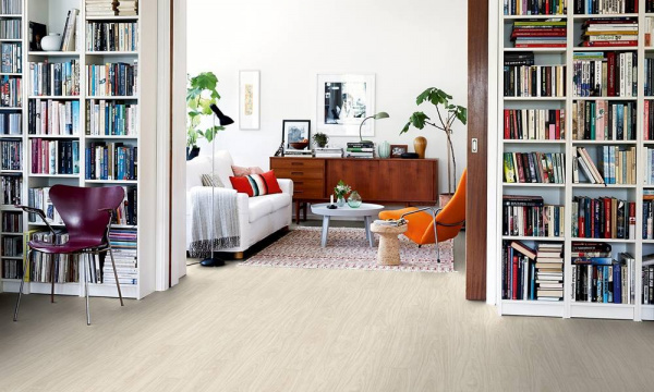 Виниловый ламинат Pergo Optimum Click Plank Дуб Нордик белый, планка V3107-40020