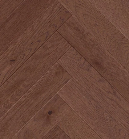 Инженерная доска Living Tree Английская елка Натур Дуб Табако