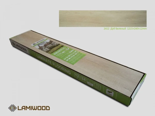 Ламинат Lamiwood Bristol Дуб Беленый 2412