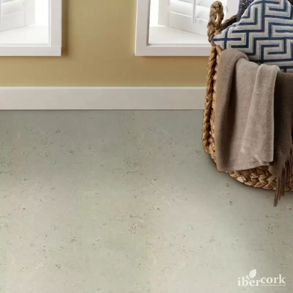 Пробковое покрытие Ibercork Пробковый клеевой паркет 6 мм Леон бланко 6 SG