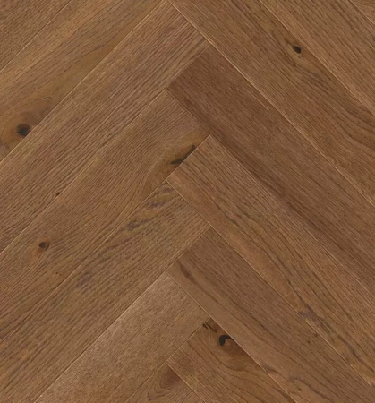 Инженерная доска Living Tree Английская елка Селект Дуб Мокко