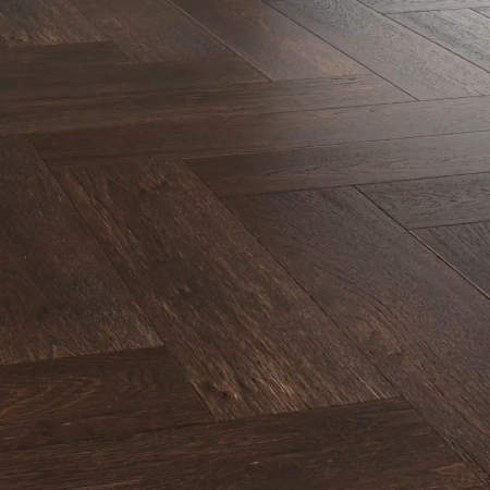 Паркетная доска Royal Parket Елка Английская Дуб Натур Карамель лак