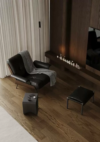 Ламинат SPC QuartzParquet Классик 5мм Дуб Кедровый Латте 1258-59