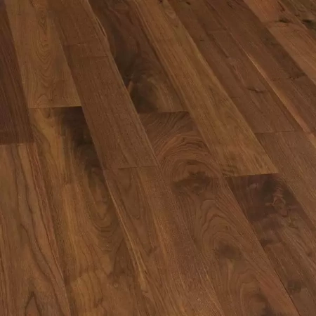 Паркетная доска Wood Bee Classic Орех Американский/ American Walnut gloss 30%